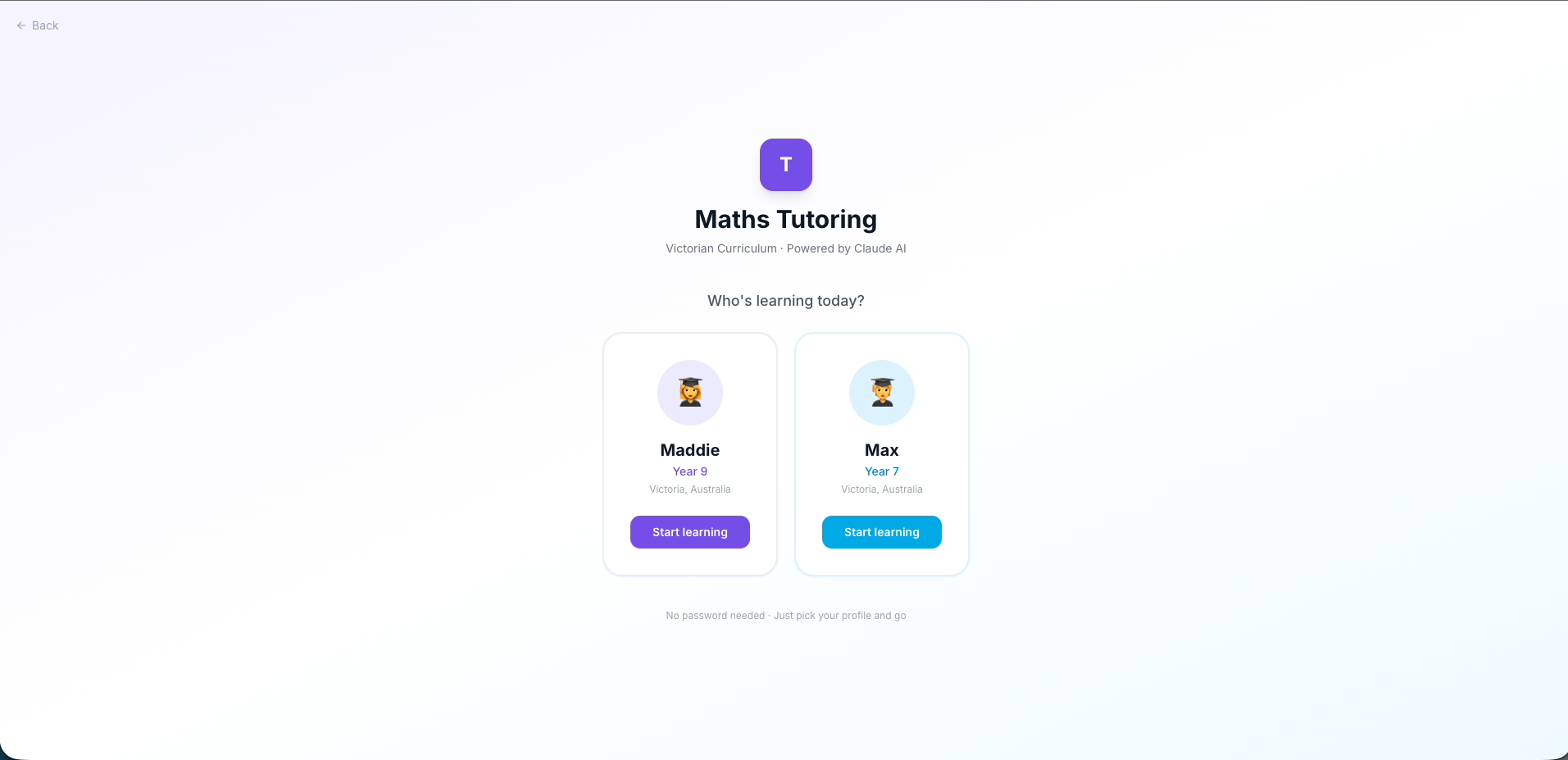Gloor Learning Hub — screenshot 2