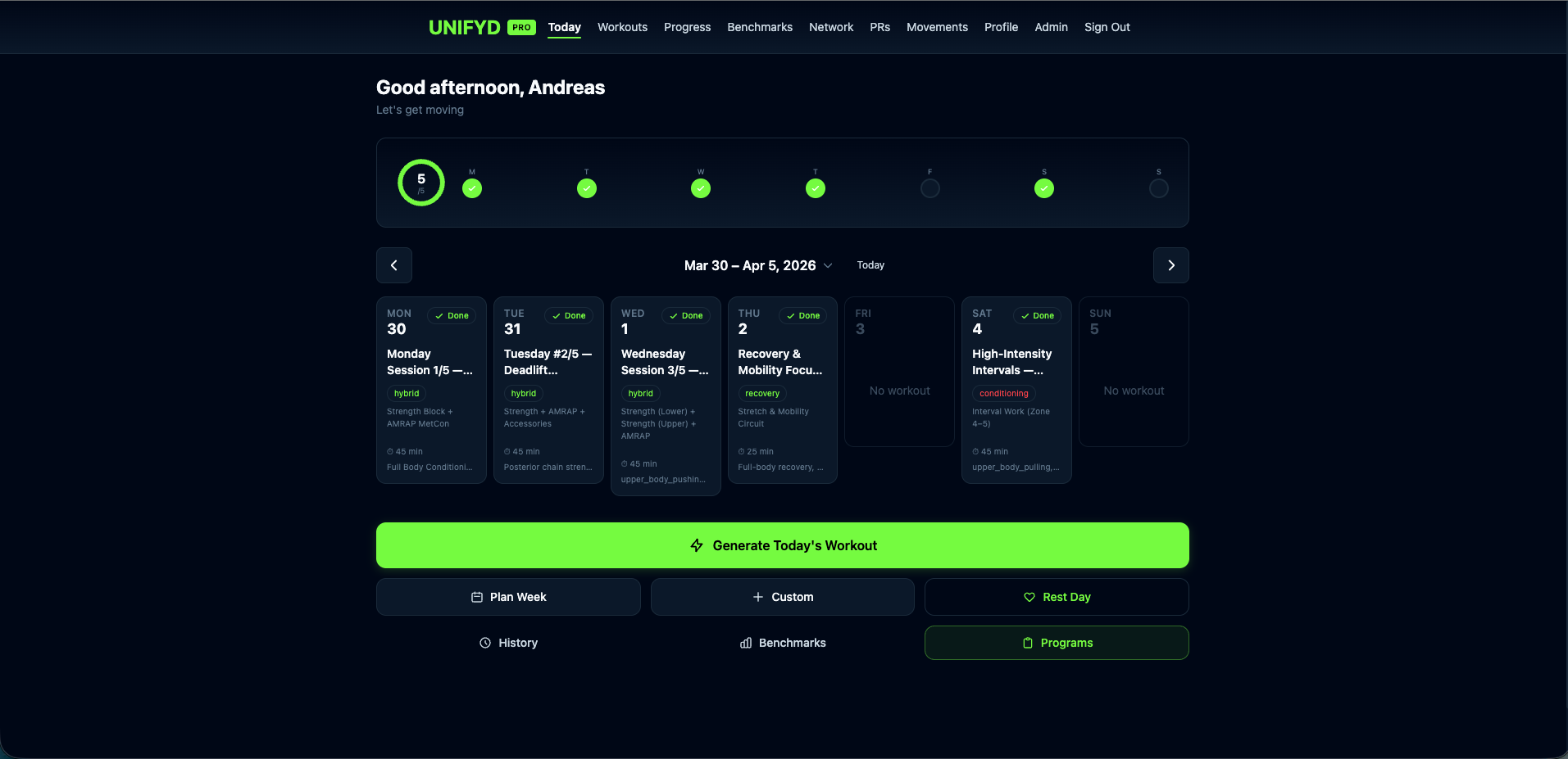 UNIFYD — screenshot 1